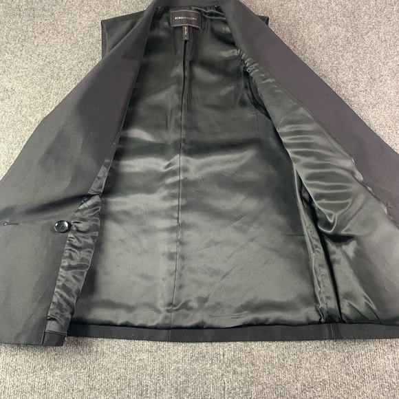 BCBG Maxazria Women Sleeveless Cotton/Silk Blend Double Breasted Vest Sz S Black - Picture 5 of 10